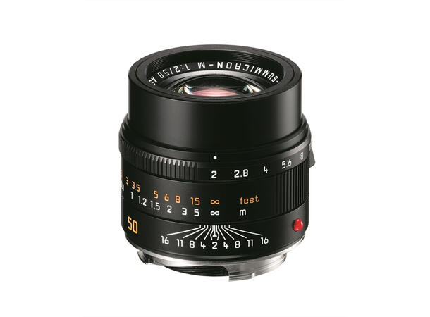 Leica APO-summicron-M 50mm f/2 ASPH Normalobjektiv. Filterfatning E39 